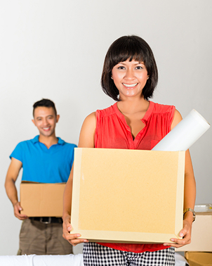 Careful packing of fragile items